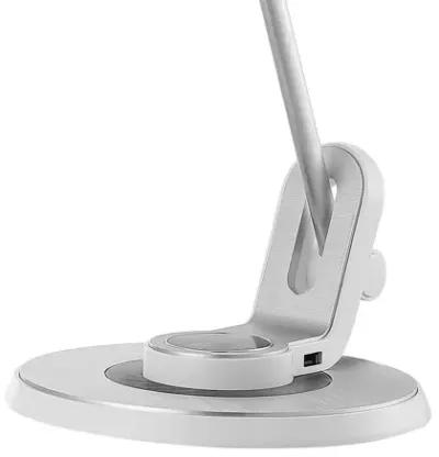 Dixon Aluminum Contemporary Minimalist Adjustable Dimmable USB Charging LED Task Lamp