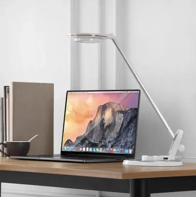 Dixon Aluminum Contemporary Minimalist Adjustable Dimmable USB Charging LED Task Lamp