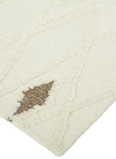 Anica 8008F Ivory/Taupe/Brown 10' x 14' Rug