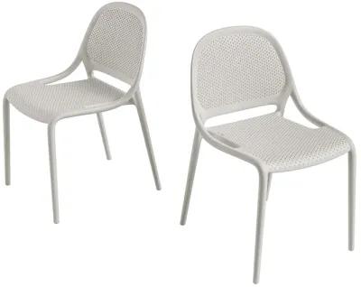 STACKABLE OUTDOOR & INDOOR SHAY CHAIR (Set of 2)