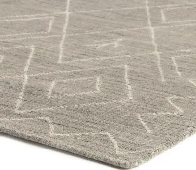 Nador Grey Moroccan Hand Knotted 10' x 14' Rug