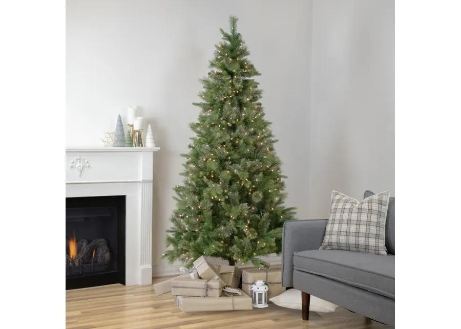 6.5' Pre-Lit Kingston Cashmere Pine Artificial Christmas Tree  Clear Lights