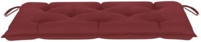 vidaXL Garden Bench Cushion Wine Red 39.4"x19.7"x 2.8" Fabric