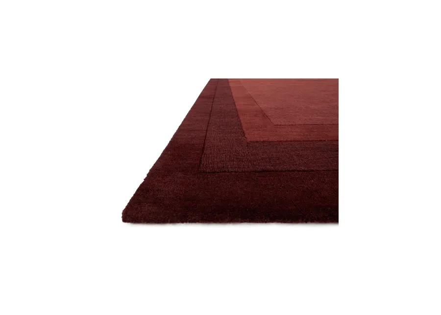 Hamilton HM01 Red 7'10" x 11' Rug