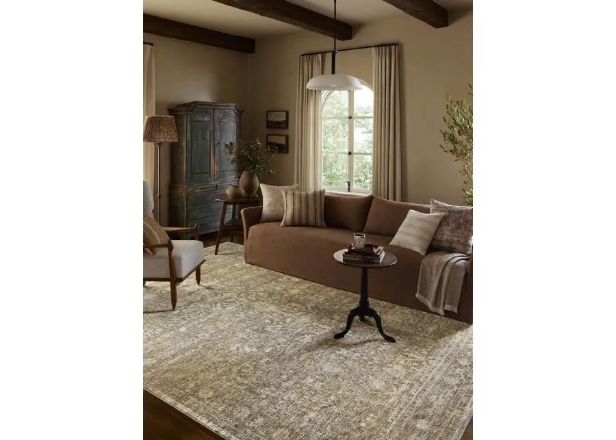 Honora Khaki/Beige 3'9" x 5'9" Accent Rug by Amber Lewis x Loloi