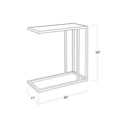 Echelon Sofa Hugger Table