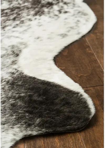 Grand Canyon Ivory/Charcoal 5' x 6'6" Rug