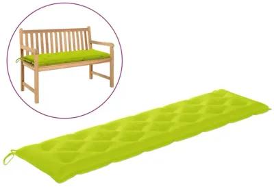 vidaXL Garden Bench Cushion Bright Green 78.7"x19.7"x 2.8" Fabric