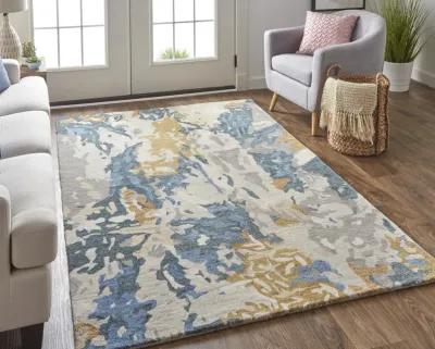 Everley 8645F Gray/Blue/Gold 10' x 14' Rug