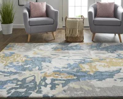 Everley 8645F Gray/Blue/Gold 10' x 14' Rug