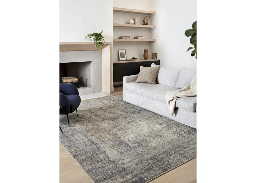 Teagan TEA05 Denim/Slate 5'3" x 7'6" Rug