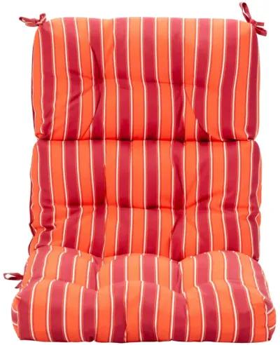 Tufted Patio High Back Chair Cushion with Non-Slip String Ties