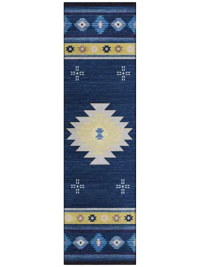 Phoenix PH4 Navy 2'3" x 7'6" Rug