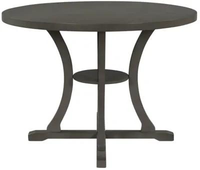 Merax Modern Round Dining Table and Chairs Set