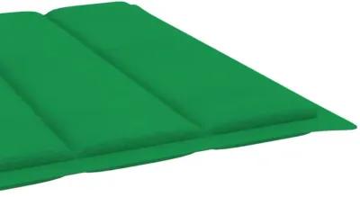 vidaXL Sun Lounger Cushion Green 78.7"x23.6"x1.6" Fabric