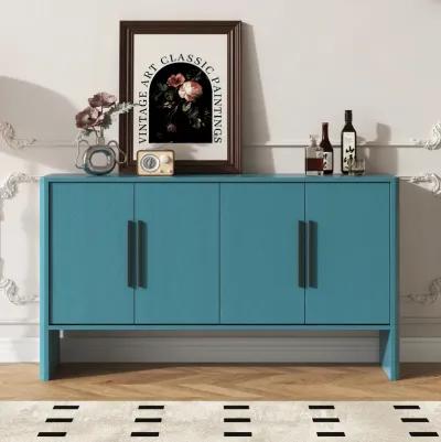 Merax Retro Sideboard Cabinet with Adjustable Shelves