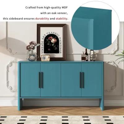 Merax Retro Sideboard Cabinet with Adjustable Shelves