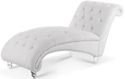 Tufted Armless Chaise Lounge