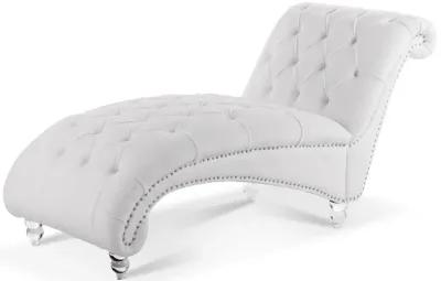 Tufted Armless Chaise Lounge