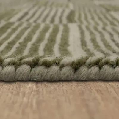 Bobby Berk Broken Stripe Broken Stripe Moss 9' X 12' Rug