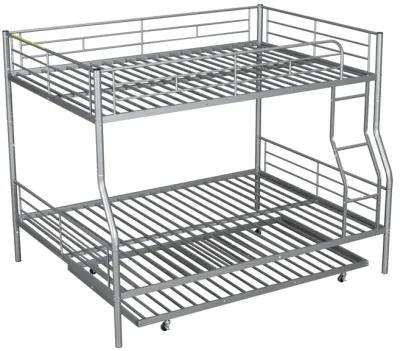 Merax Metal Bunk Bed with Trundle