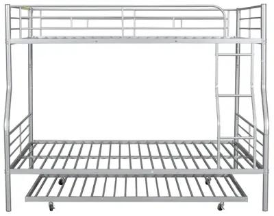 Merax Metal Bunk Bed with Trundle