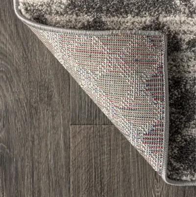 Amir Moroccan Beni Souk Cream/Black. Area Rug