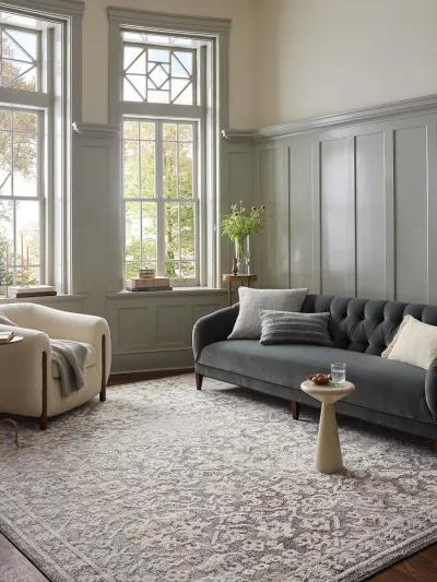 Gigi Grey/Ivory 2'7" x 7'6" Runner Rug by Magnolia Home by Joanna Gaines x Loloi