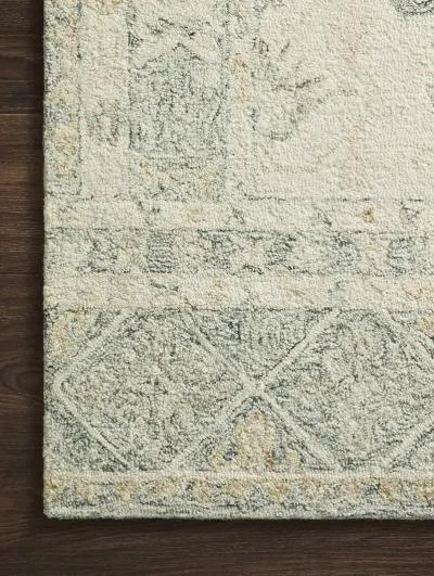 Norabel Ivory/Slate 9'3" x 13' Rug