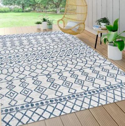 Kafel Tribal Bohemian Indoor/Outdoor Area Rug