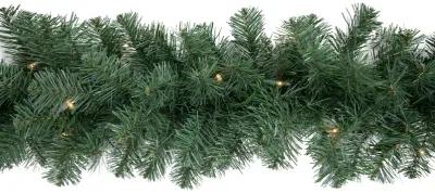 9' x 12" Pre-Lit Colorado Blue Spruce Artificial Christmas Garland  Clear Lights