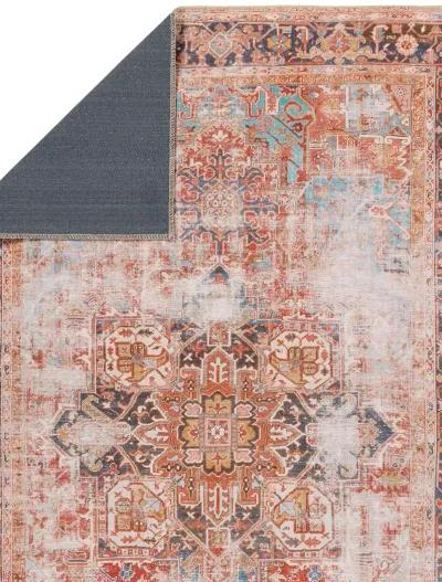 Garcia Matias Orange 3' x 8' Runner Rug