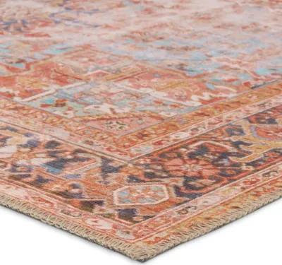 Garcia Matias Orange 3' x 8' Runner Rug