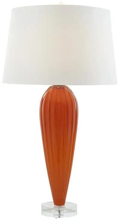 Teardrop Glass Lamp-Orange