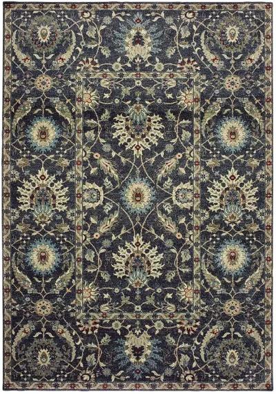 Raleigh 1'10" x 3' Navy Rug