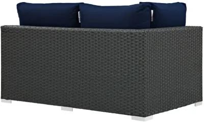 Modway - Sojourn Outdoor Patio Sunbrella® Left Arm Loveseat