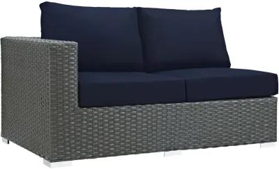 Modway - Sojourn Outdoor Patio Sunbrella® Left Arm Loveseat