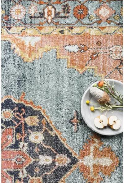 Graham GRA02 Blue/Sunset 4' x 6' Rug