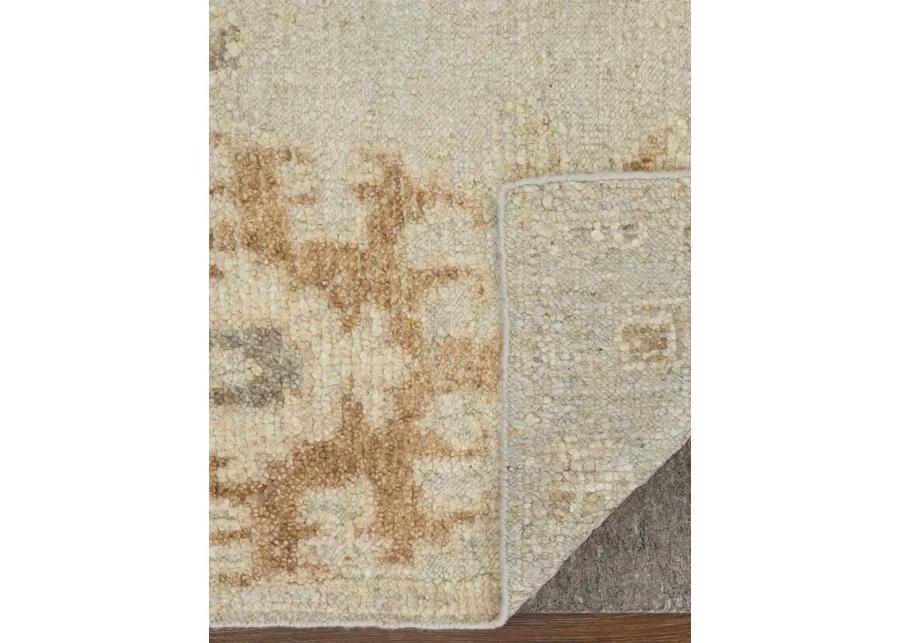 Grafton 69F9F 7'9" x 9'9" Tan/Ivory/Orange Rug