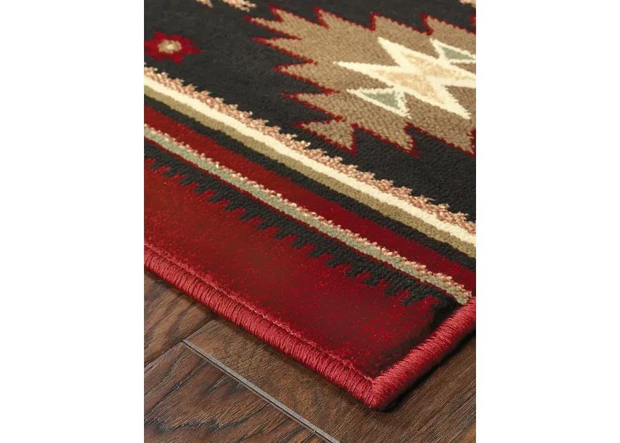 Hudson 1'10" x 7'6" Red Rug