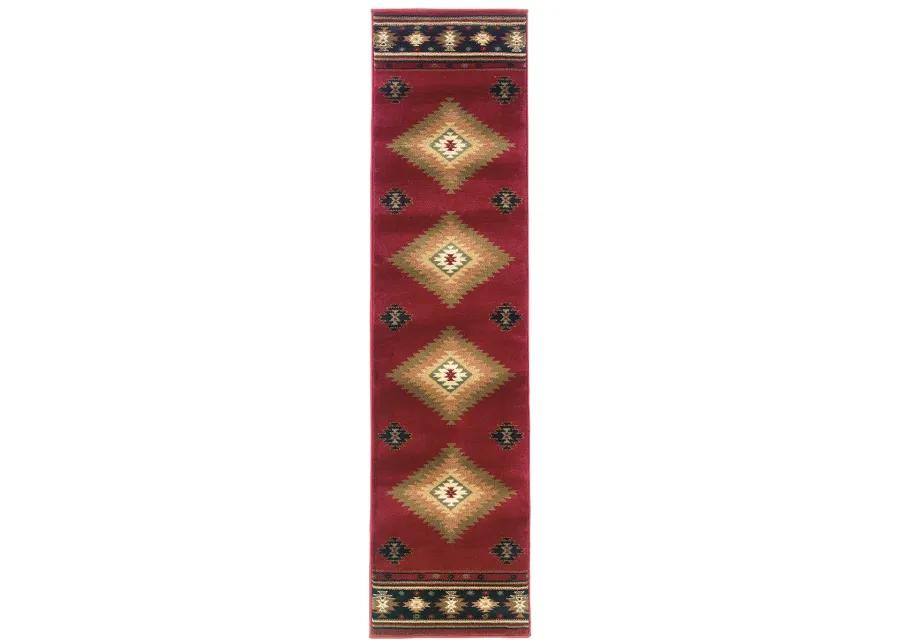 Hudson 1'10" x 7'6" Red Rug