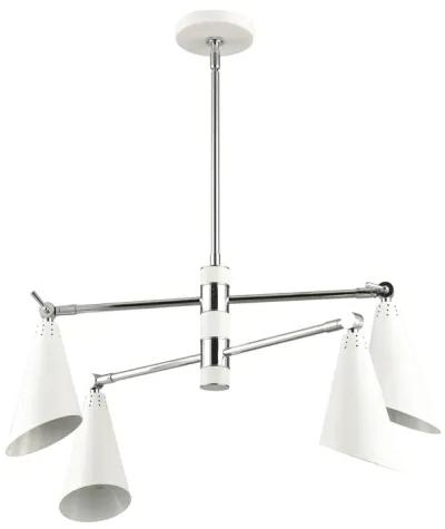 Luca 26" Wide 4-Light Chandelier