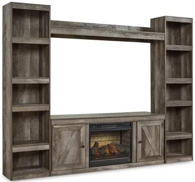 Wynnlow 4-Piece Entertainment Center with Electric Fireplace