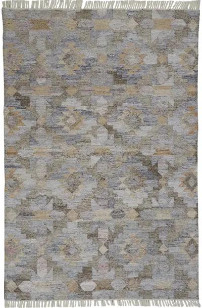 Beckett 0818F Taupe/Gray/Blue 8' x 10' Rug