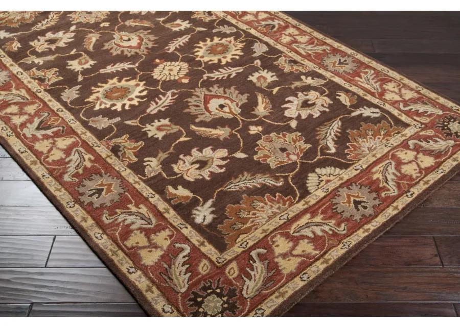 Caesar CAE-1036 2' x 4' Hearth Brown Rug