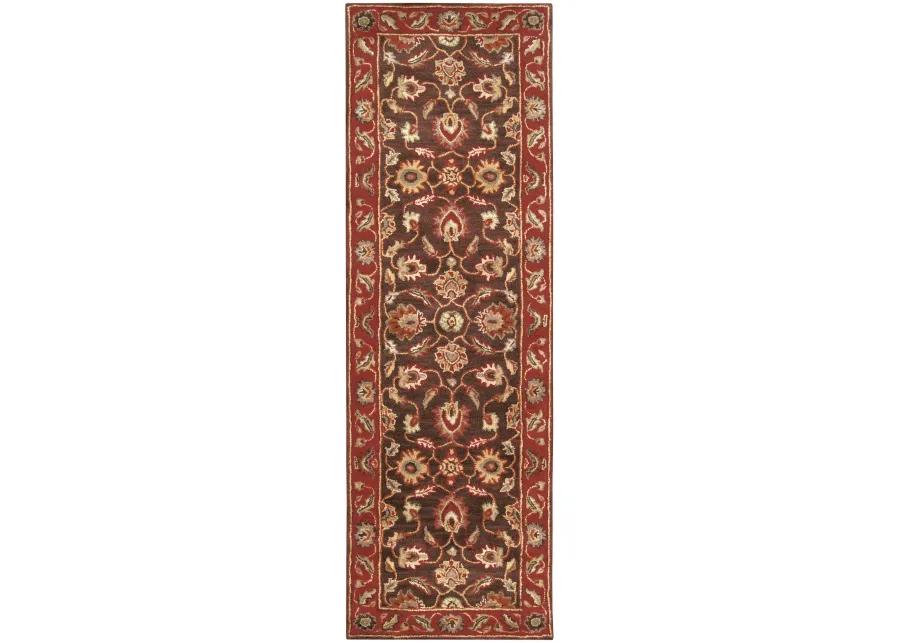 Caesar CAE-1036 2' x 4' Hearth Brown Rug