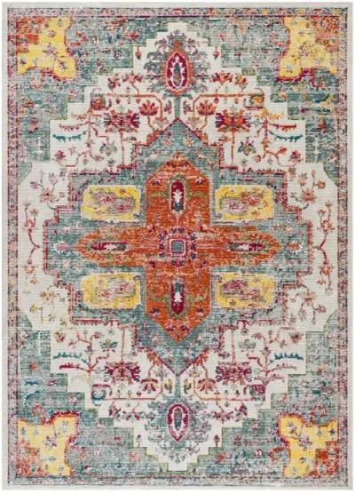 Zafra Vintage Medallion Area Rug