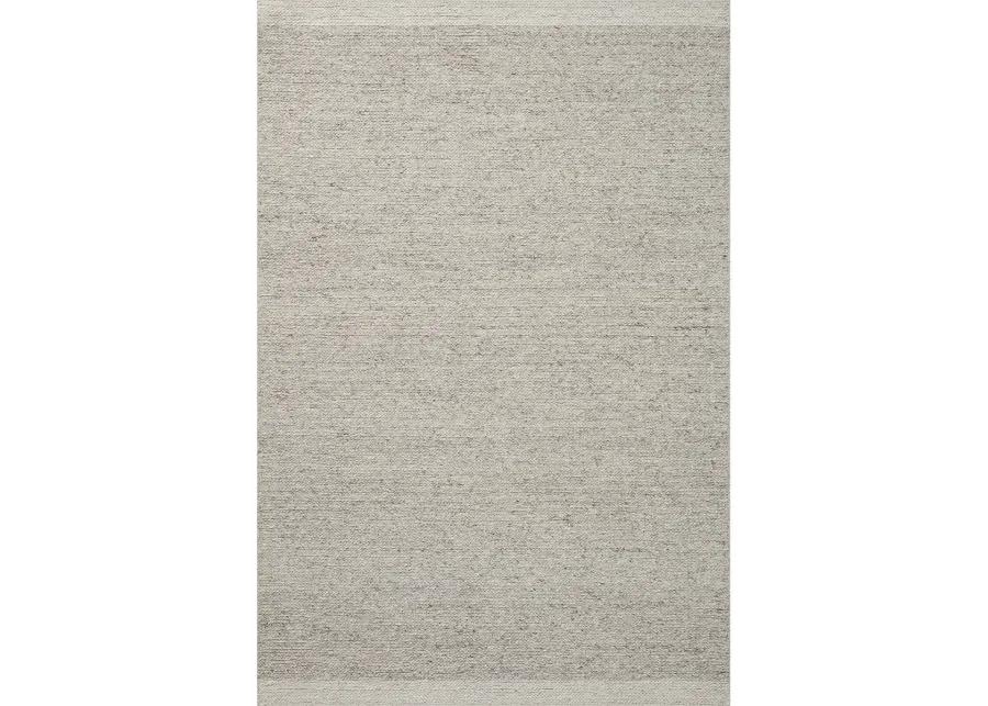 Ashby ASH03 Silver/Ivory 5' x 7'6" Rug