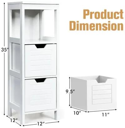 Floor Cabinet Multifunction Storage Rack Stand Organizer