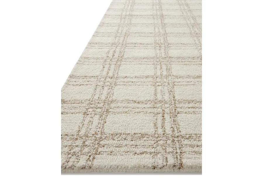 Polly POL-12 Cream / Sand 2''3" x 3''9" Rug by Chris Loves Julia